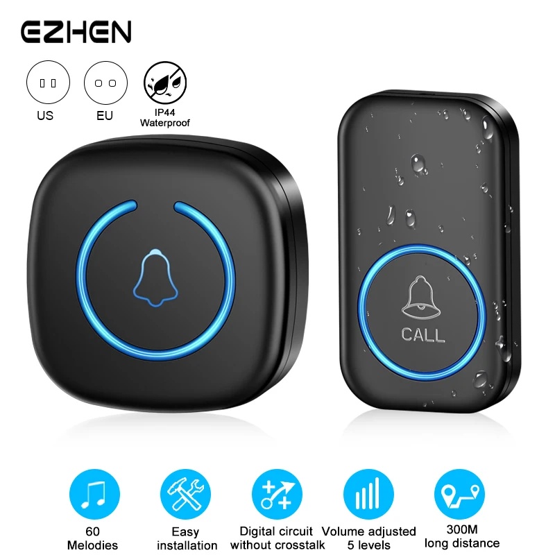 Smart Home Europe - Wireless Doorbell Intelligent Welcome Door Bell