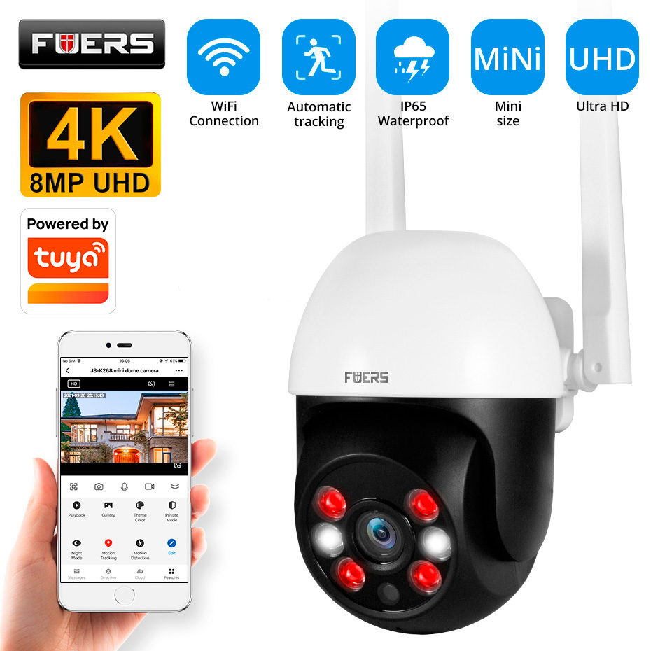 Smart Home Imou - Fuers 8MP 4K IP Camera Outdoor