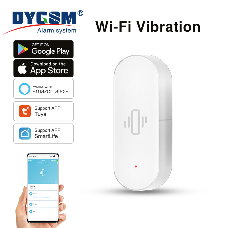 Smart Home Tools - Tuya WiFi Vibration Sensor, Sensitive Detection,