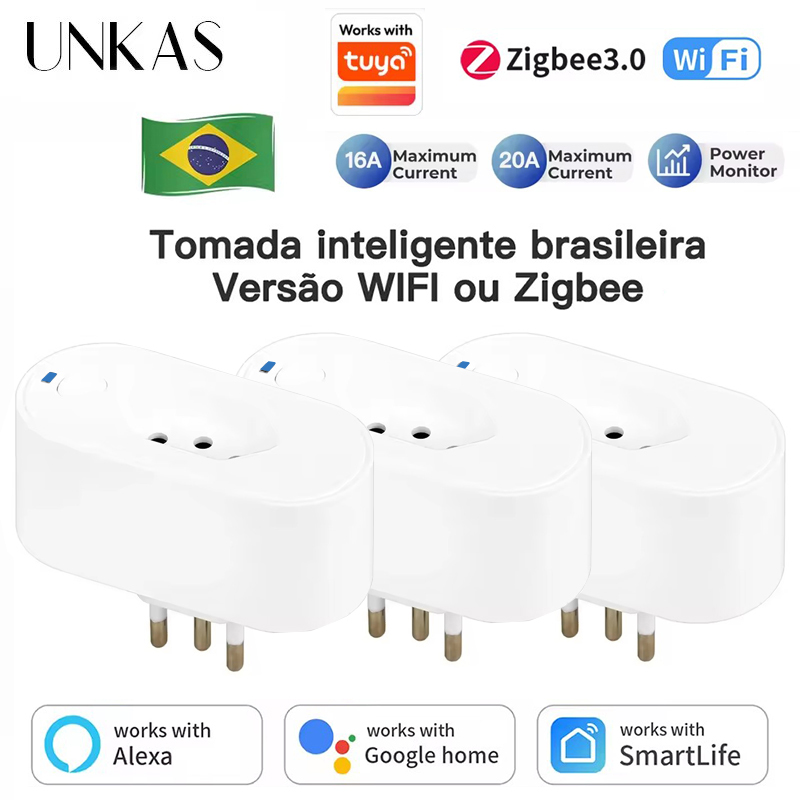 Smart Home Elements - UNKAS Works with Tuya Brazil Plug