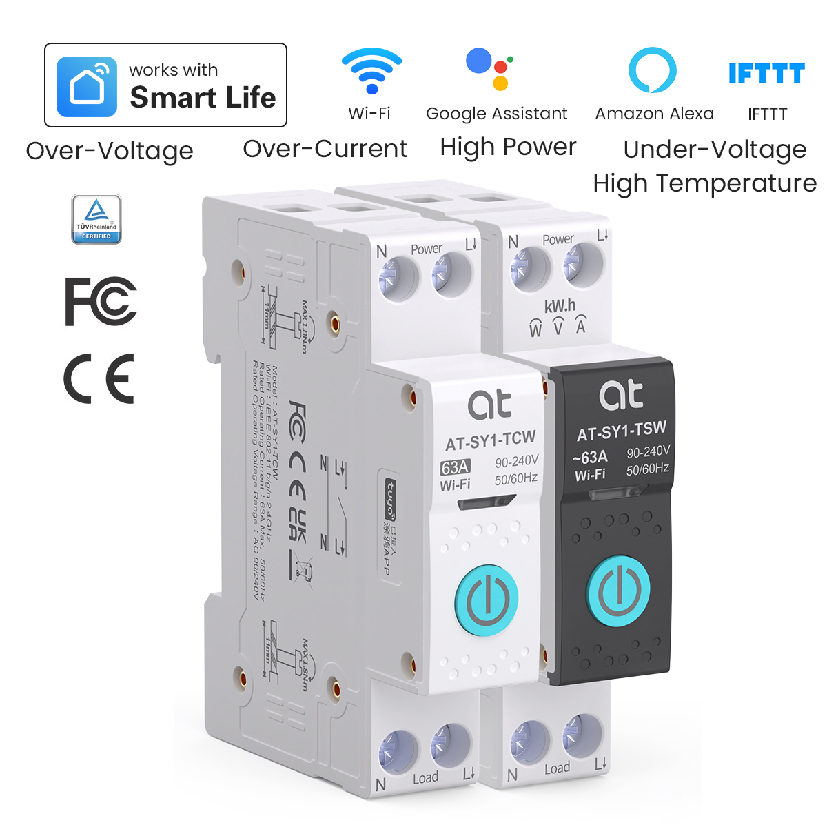 Tuya Wifi Socket - Tuya WiFi Circuit Breaker Smart 1P+N