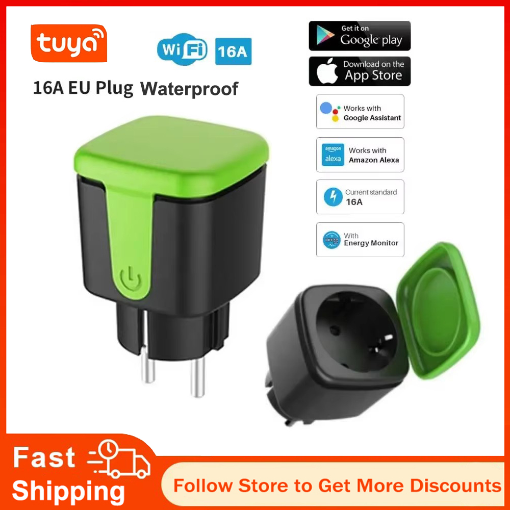 Tuya Wifi Socket - Tuya EU 16A WiFi Smart Waterproof