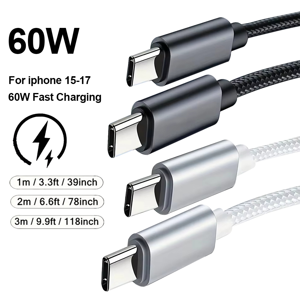 Smart Home Samsung - 60W Braided USB C Cable 1M