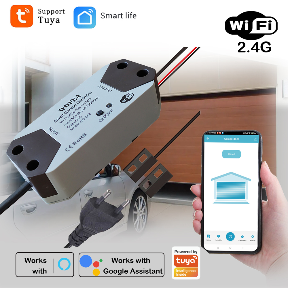 Smart Home Europe - Smart Garage Door Opener Controller, EU