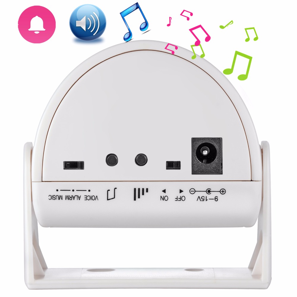 Wireless Door Sensor - 32 Songs Welcome Infrared Chime Doorbell