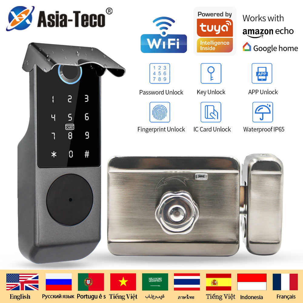 Smart Home Imou - Support Tuya AppFingerprint Smart Door Lock