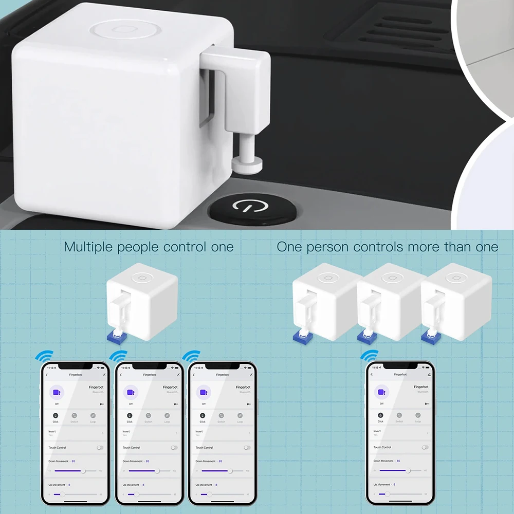 Smart ZigBee Fingerbot Wireles - огляд і ціна Smart Home Elements