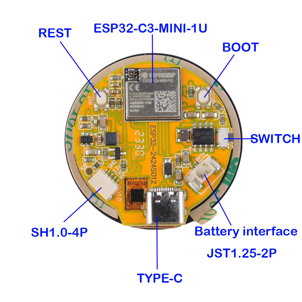 ESP32 Display 1.28 inch ESP32- - огляд і ціна Smart Home Iot