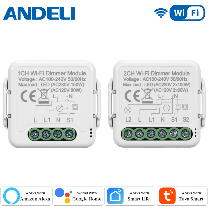 DIY  Wifi Smart Dimmer Switch  - огляд і ціна Tuya Wifi Socket