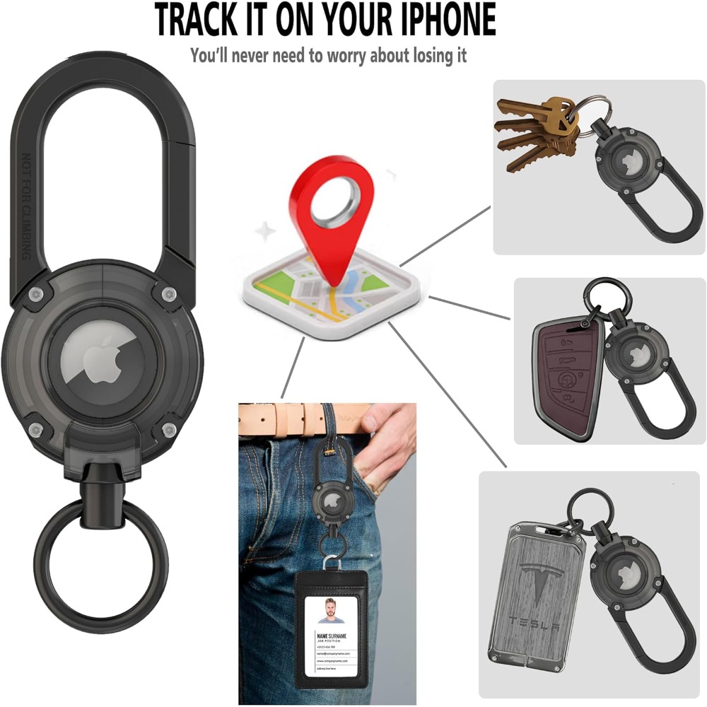 For AirTag Holder Keychain,All - огляд і ціна Smart Home Iot