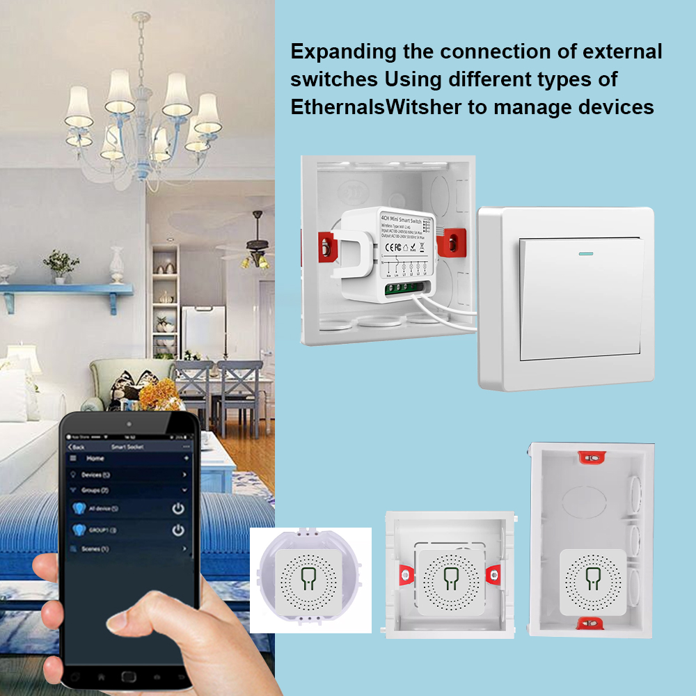 Tuya WiFi Smart Switch 1/2/3/4 - огляд і ціна Tuya Wifi Socket