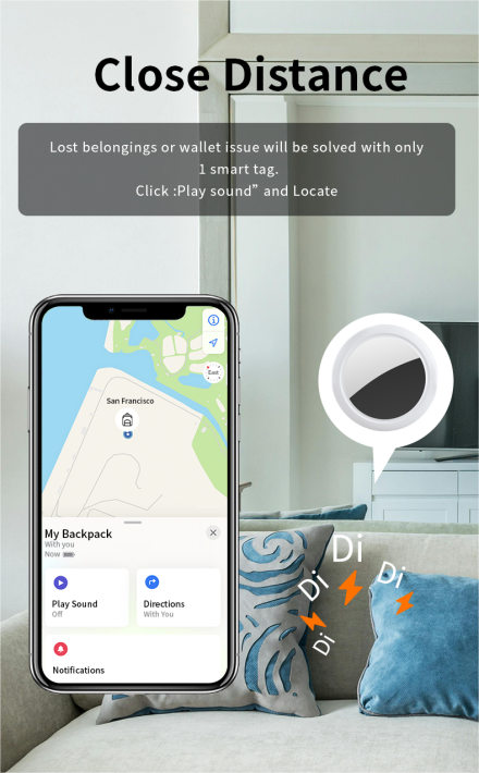 JSPTEC Security Bluetooth Tag  - огляд і ціна Smart Home Iot