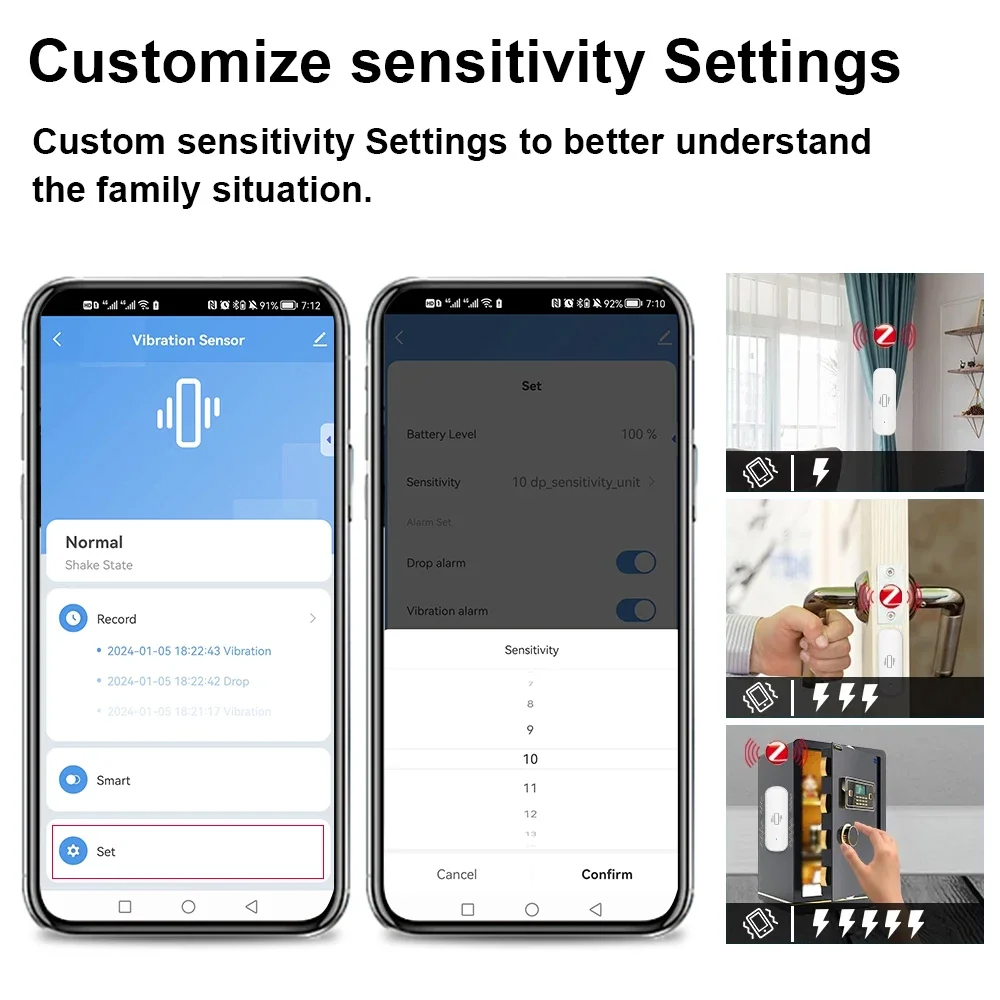 Smart ZigBee Vibration Sensor  - огляд і ціна Smart Home Monitor
