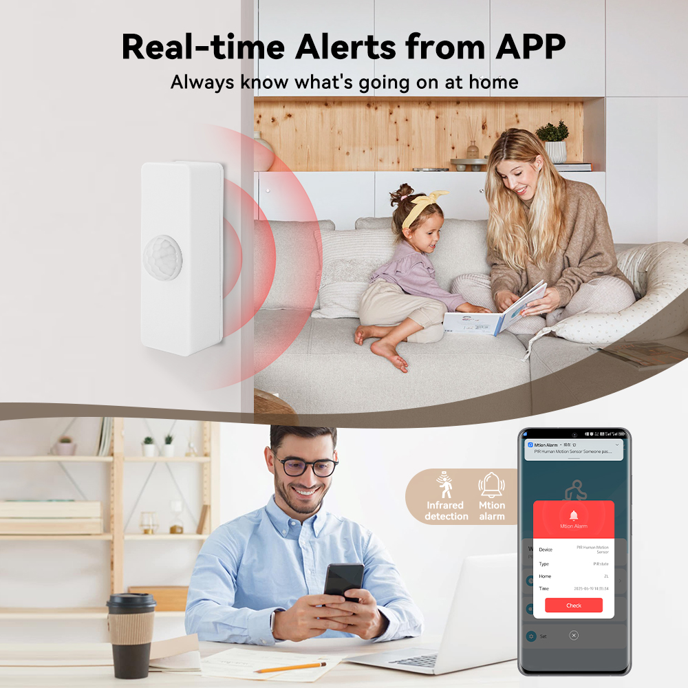 Tuya Smart PIR Motion Sensor S - огляд і ціна Smart Home Monitor