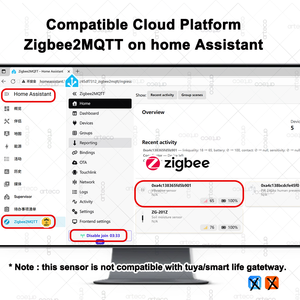 ZigBee Smart Vibration Sensor  - огляд і ціна Smart Home Monitor