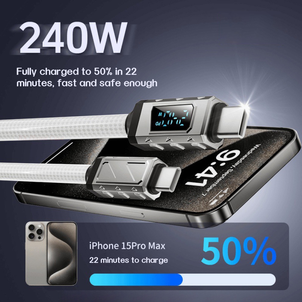 240W USB-C to Type-C Fast Char - огляд і ціна Smart Home Samsung