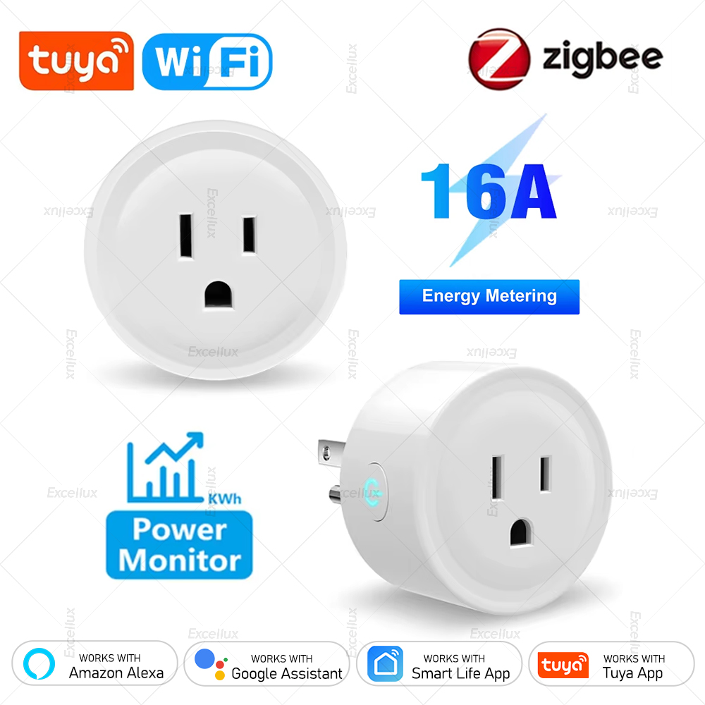 Tuya 16A Smart Plug Zigbee WiF - огляд і ціна Tuya Wifi Socket