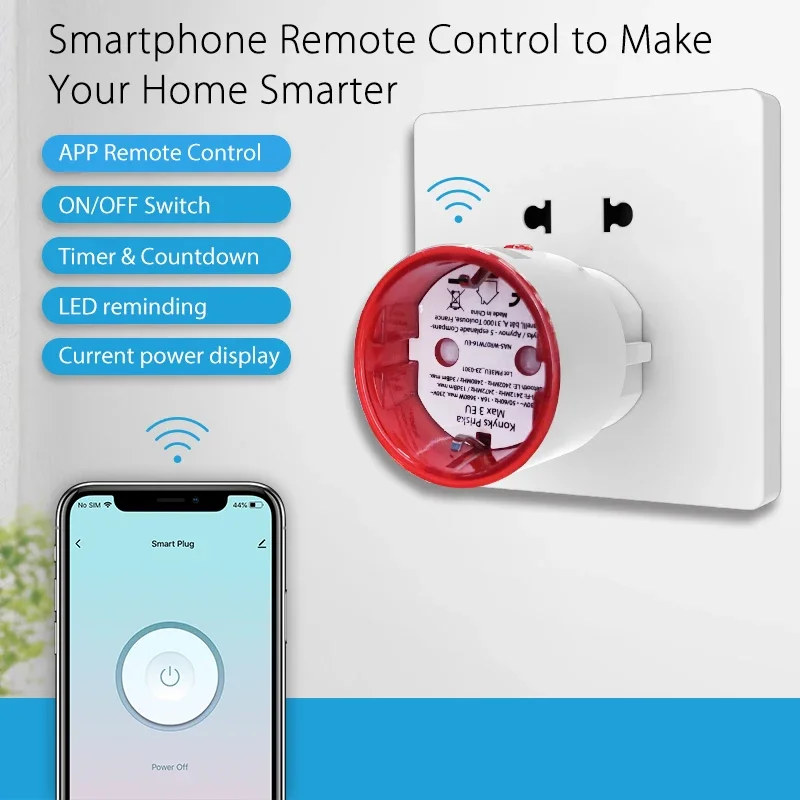 Tuya WiFi Smart Plug Socket EU - огляд і ціна Smart Home Europe