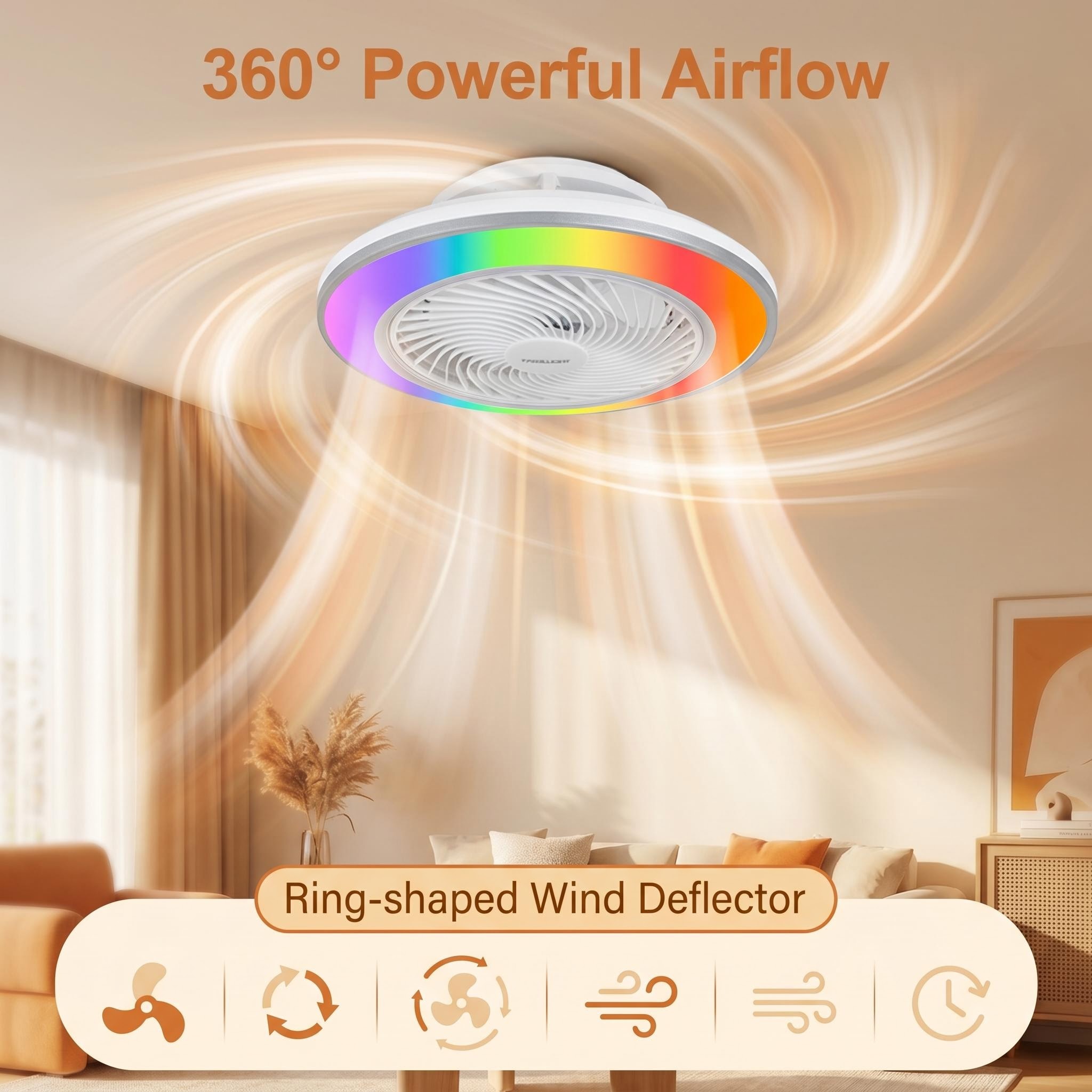 Smart Remote Controlled Ceilin - огляд і ціна Smart Home Ventilation System