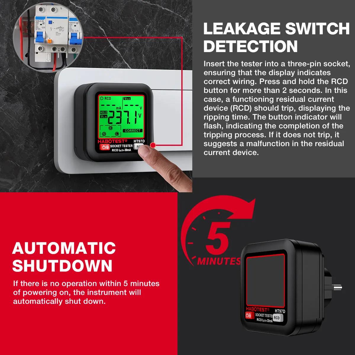 HABOTEST HT97 Digital Socket T - огляд і ціна Smart Home Europe