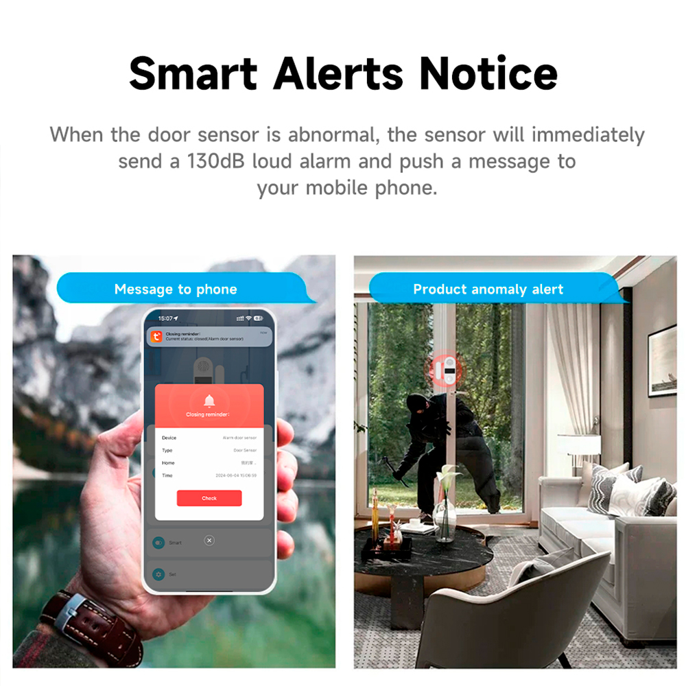 Tuya Zigbee Wireless Door Wind - огляд і ціна Wireless Door Sensor