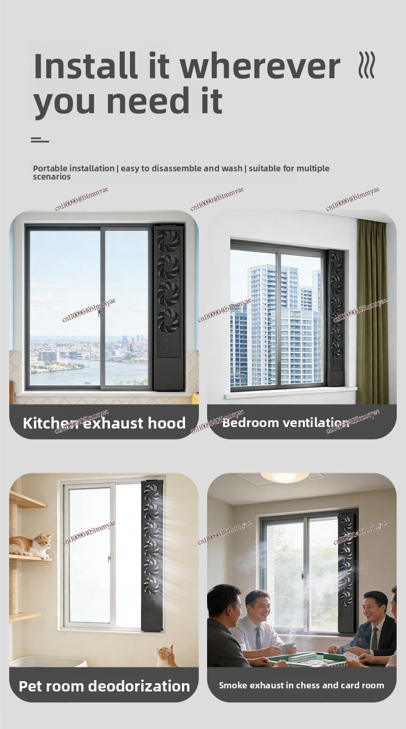 No Perforation No Installation - огляд і ціна Smart Home Ventilation System
