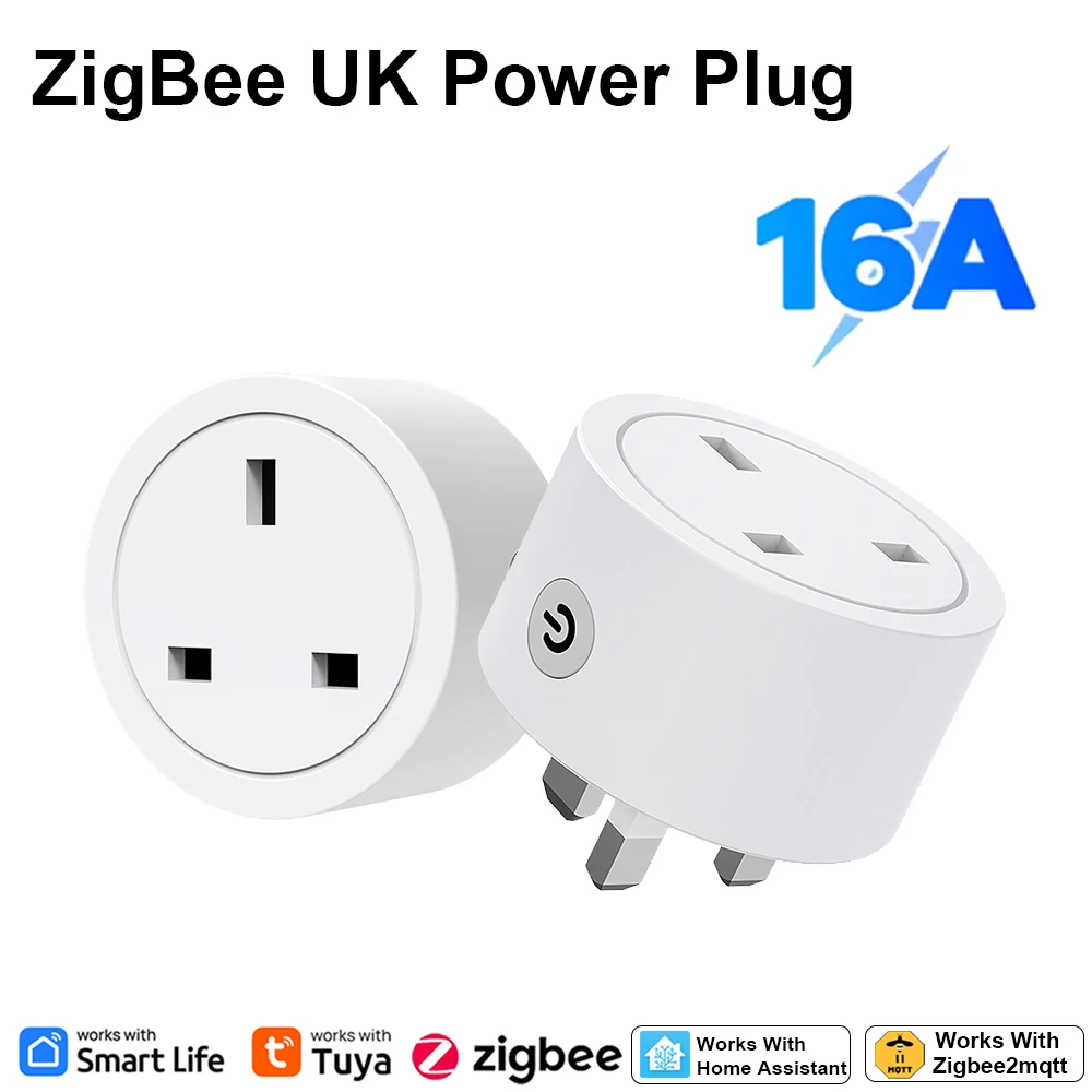 Zigbee Smart Plug 16A UK Socke - огляд і ціна Smart Home Monitor