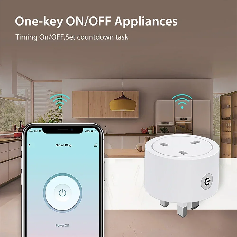 Zigbee Smart Plug 16A UK Socke - огляд і ціна Smart Home Monitor