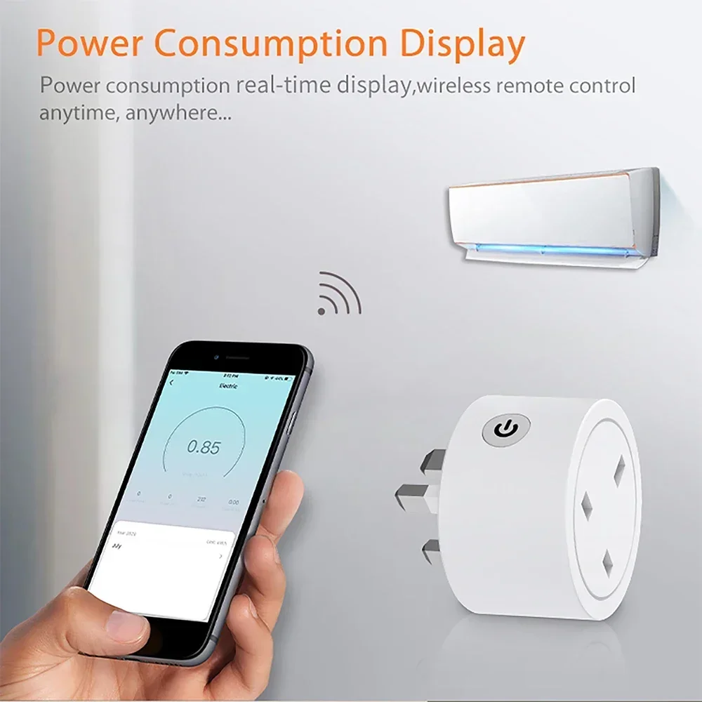 Zigbee Smart Plug 16A UK Socke - огляд і ціна Smart Home Monitor