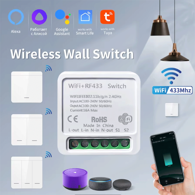 Tuya WiFi Smart Light Switch S - огляд і ціна Tuya Wifi Socket