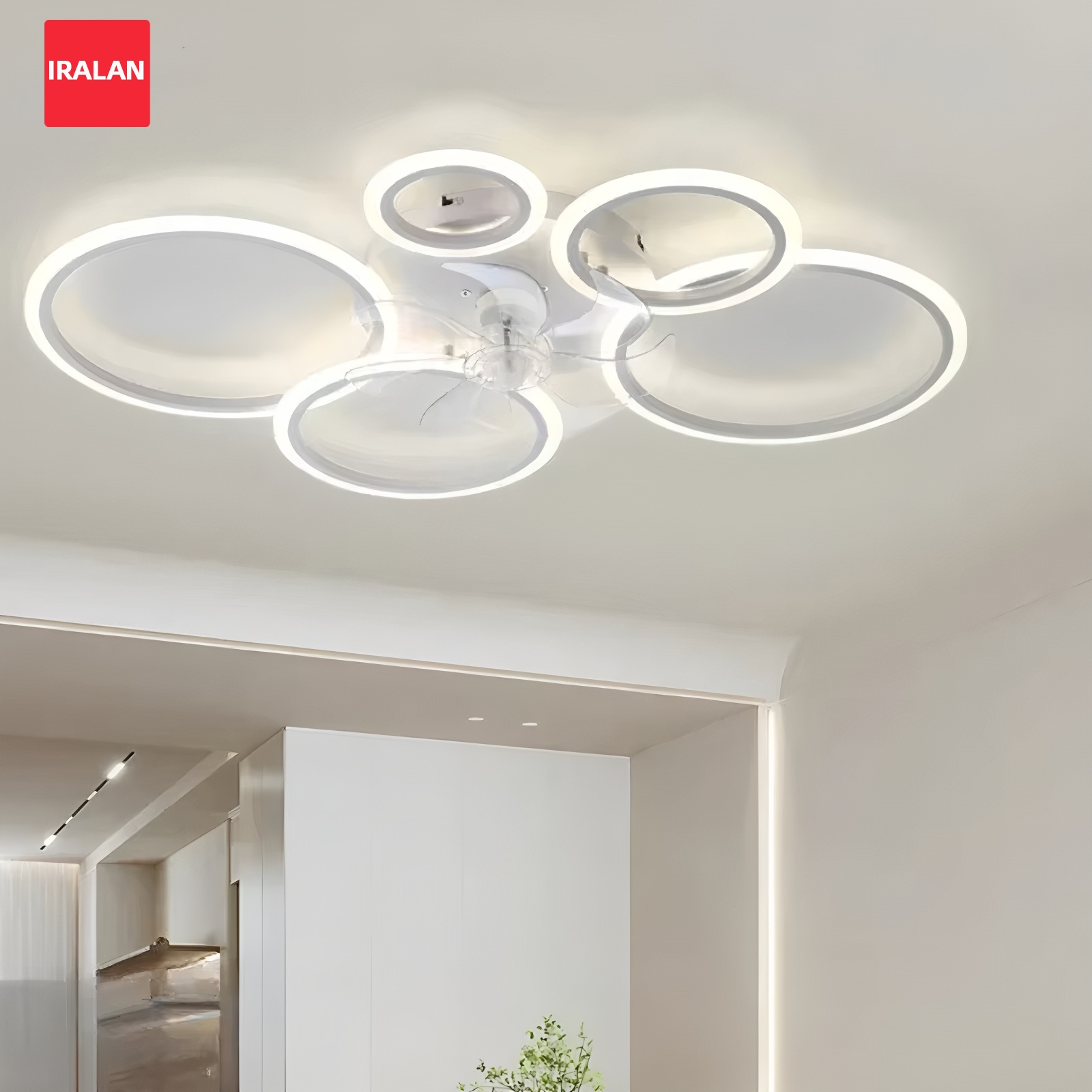 Ring Ceiling Fan with LED Ligh - огляд і ціна Smart Home Ventilation System