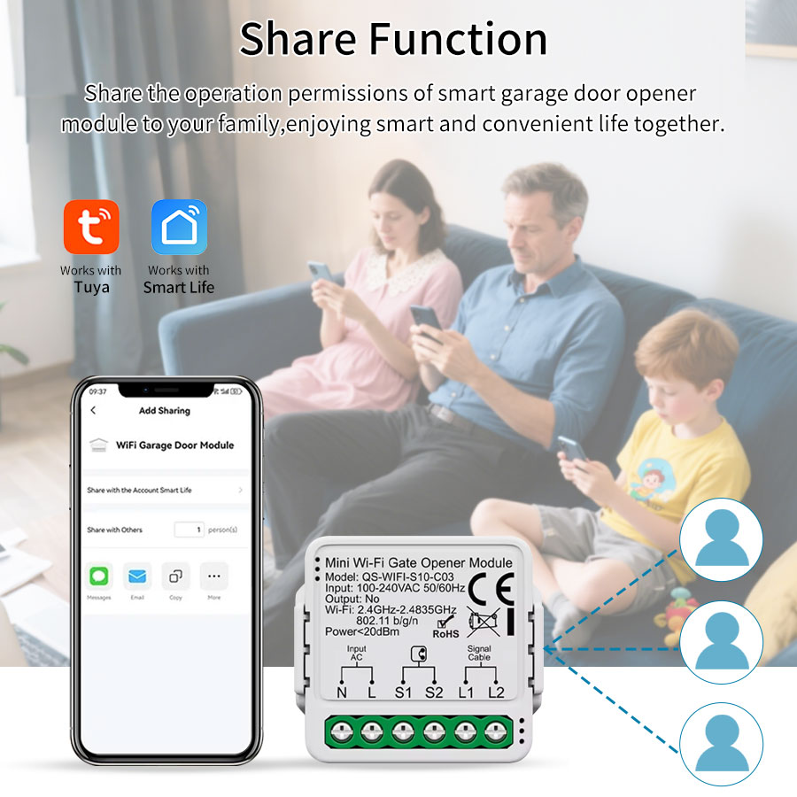 Tuya Smart WiFi or Zigbee Gara - огляд і ціна Wireless Door Sensor
