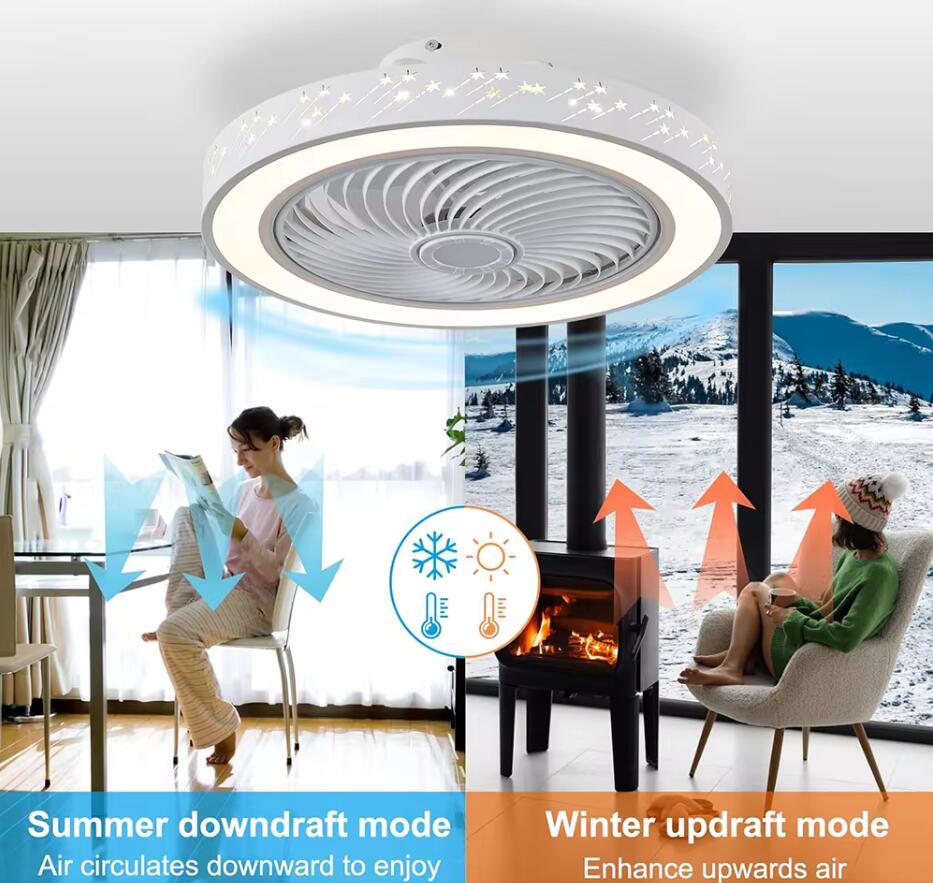 46CM Smart App Ceiling Fan wit - огляд і ціна Smart Home Ventilation System