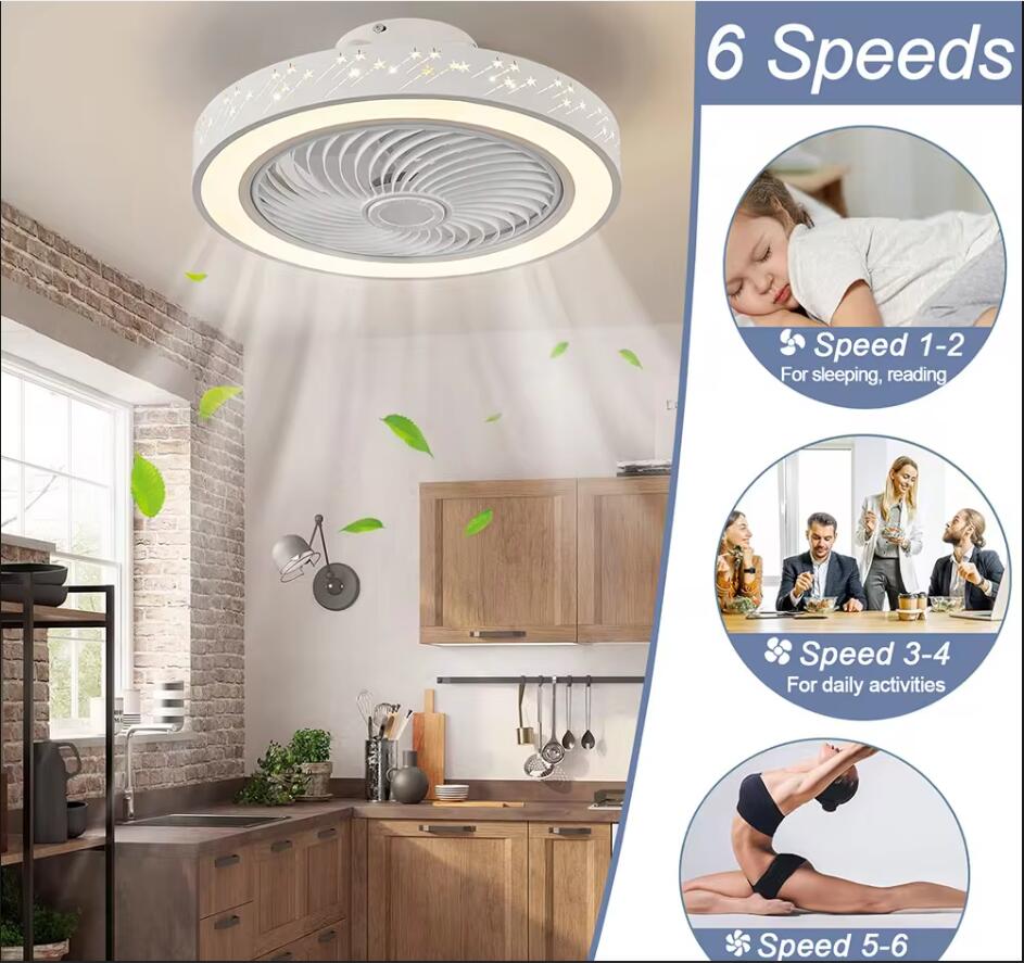 46CM Smart App Ceiling Fan wit - огляд і ціна Smart Home Ventilation System