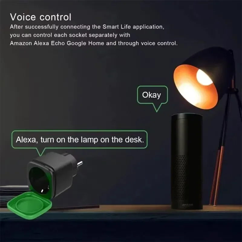 Tuya EU 16A WiFi Smart Waterpr - огляд і ціна Tuya Wifi Socket
