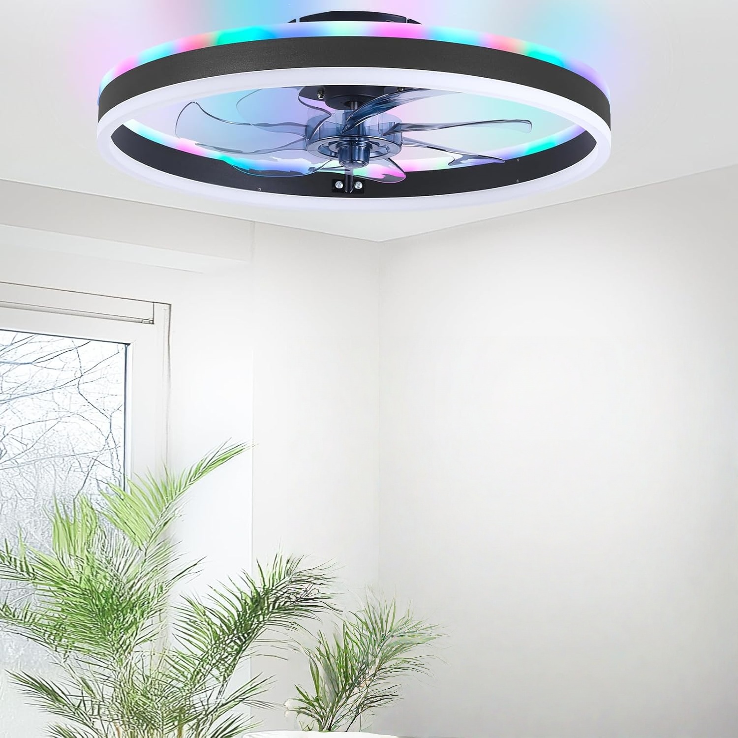 RGB Smart Ceiling Fan Light 6- - огляд і ціна Smart Home Ventilation System