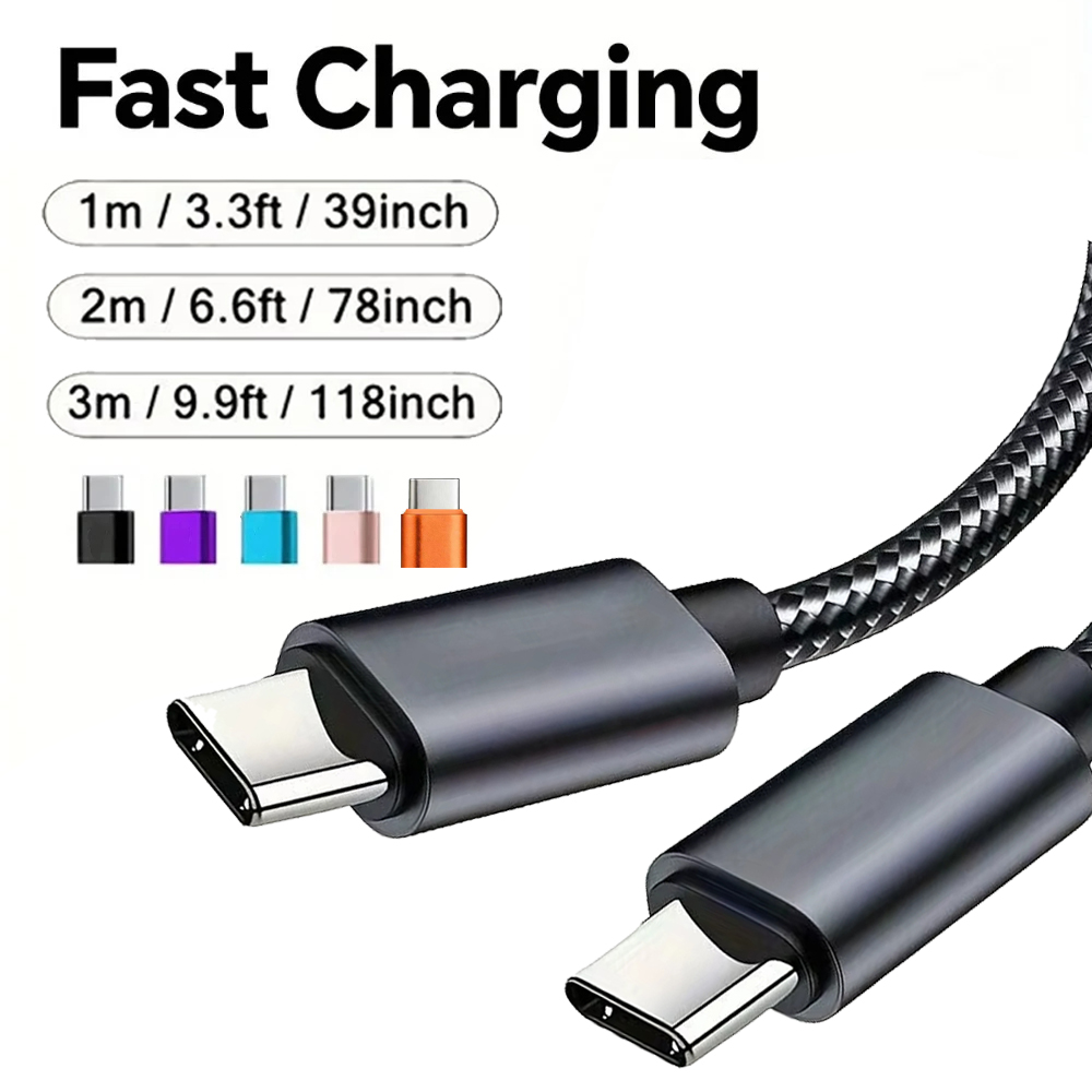 60W Braided USB C Cable 1M 2M  - огляд і ціна Smart Home Samsung