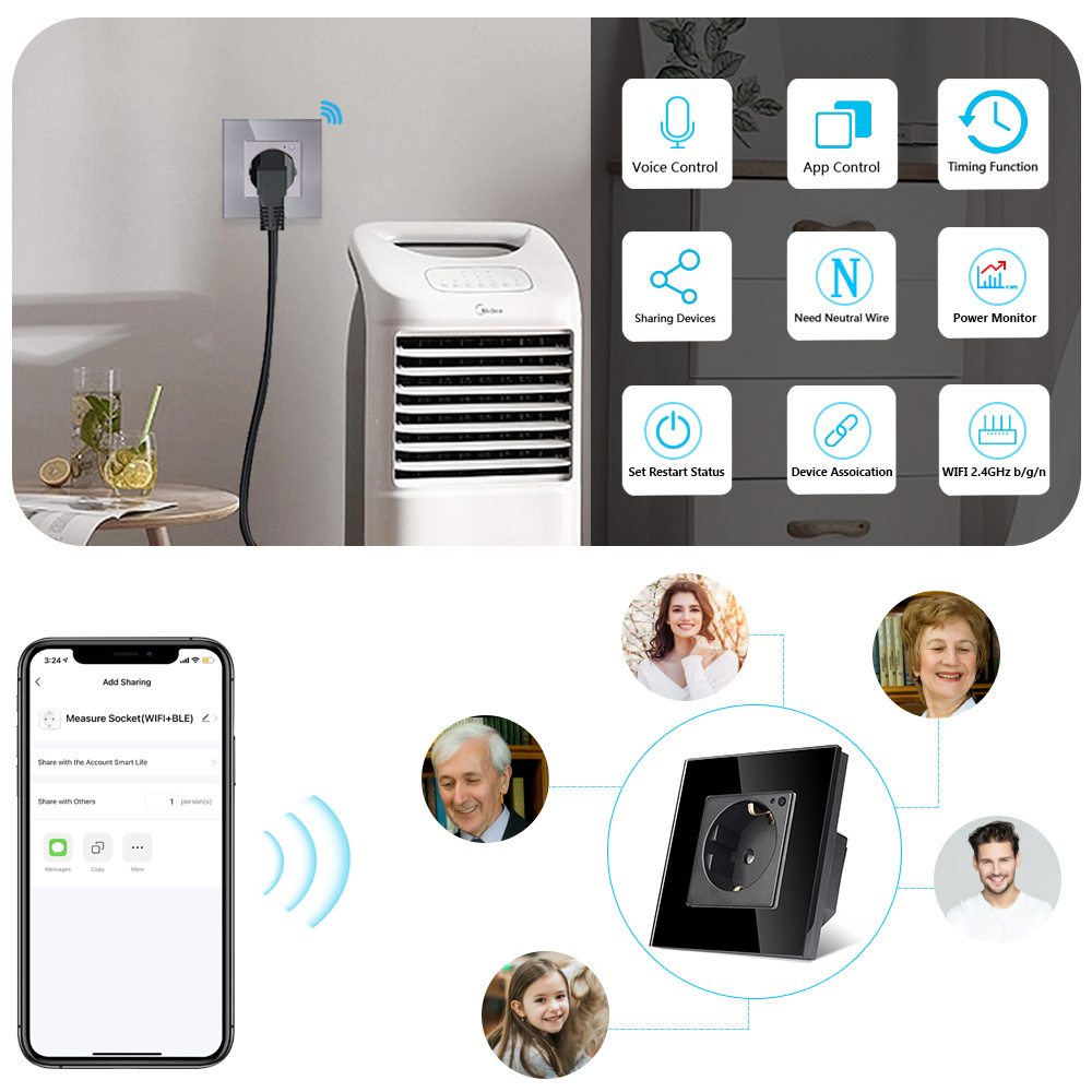 TAWOIA Wifi Wall Socket EU Sta - огляд і ціна Smart Home Elements