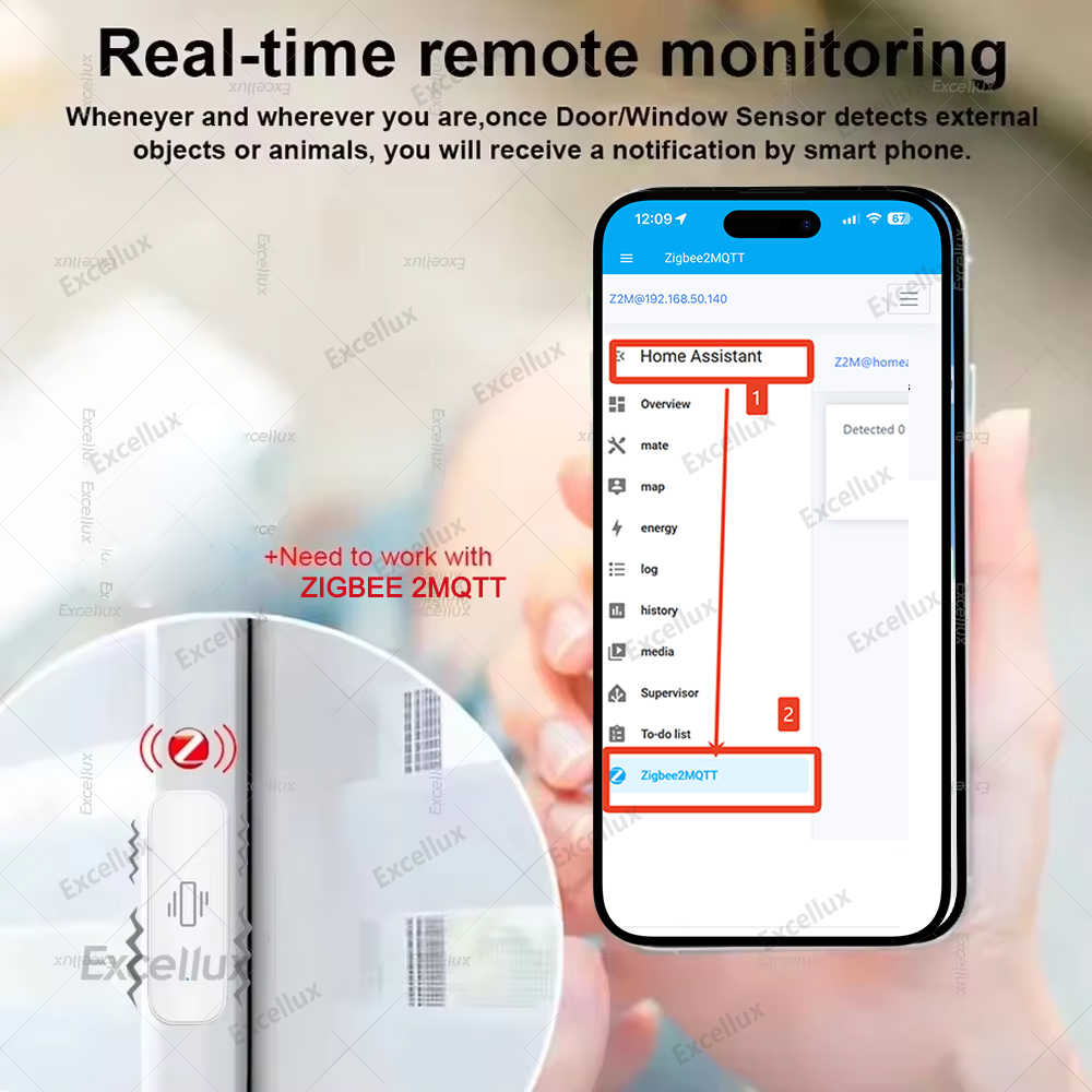 Zigbee Smart Vibration Sensor  - огляд і ціна Smart Home Monitor