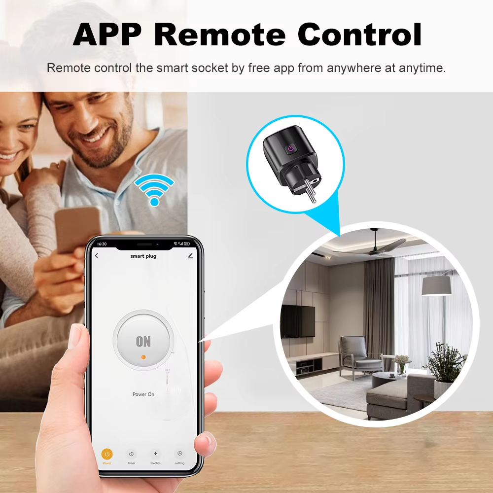 20A AC100-240V Wifi Smart Plug - огляд і ціна Smart Home Elements