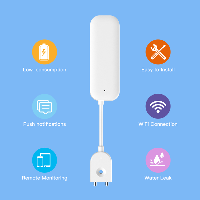 Tuya WiFi ZigBee Water Sensor  - огляд і ціна Smart Home Iot