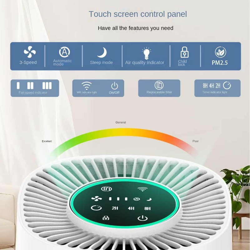 Smart Home Air Purifier with A - огляд і ціна Smart Home App