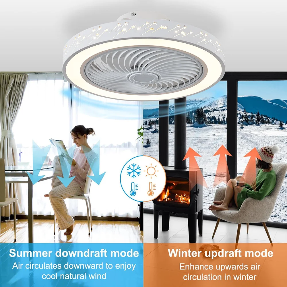 Smart App ceiling fan 46CM fan - огляд і ціна Smart Home Ventilation System