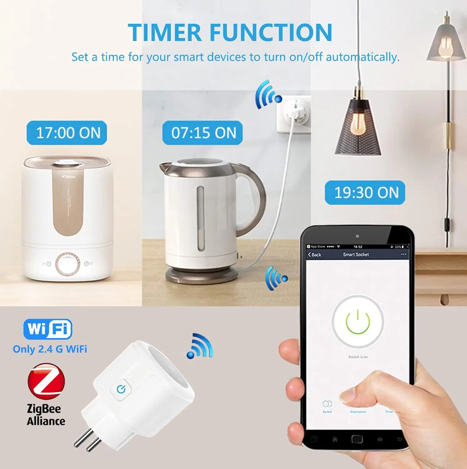 ZigBee EU Plug 16A/20A Smart P - огляд і ціна Smart Home Europe