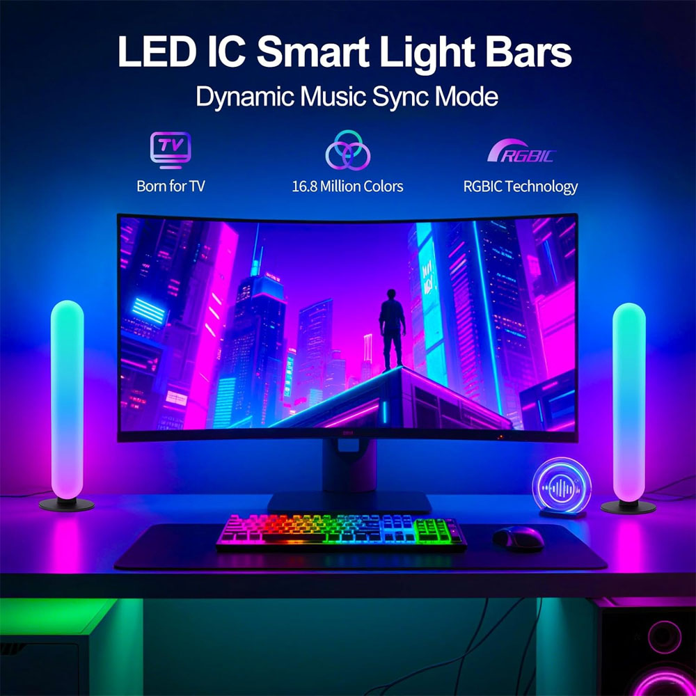 1/2/3Pcs Smart LED Light Bar,1 - огляд і ціна Smart Home App