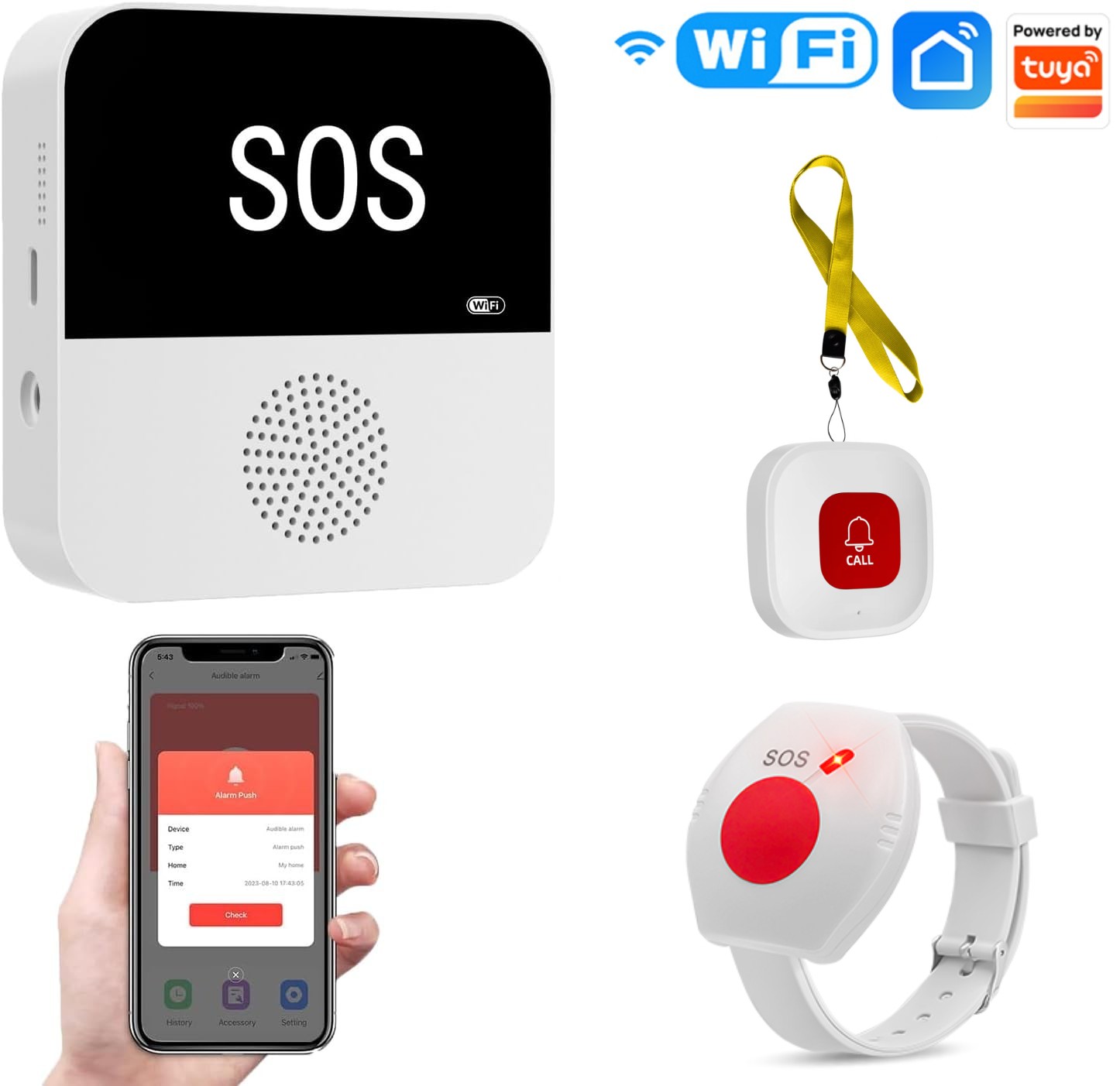 Wireless WiFi Elderly Caregive - огляд і ціна Tuya Wifi Socket