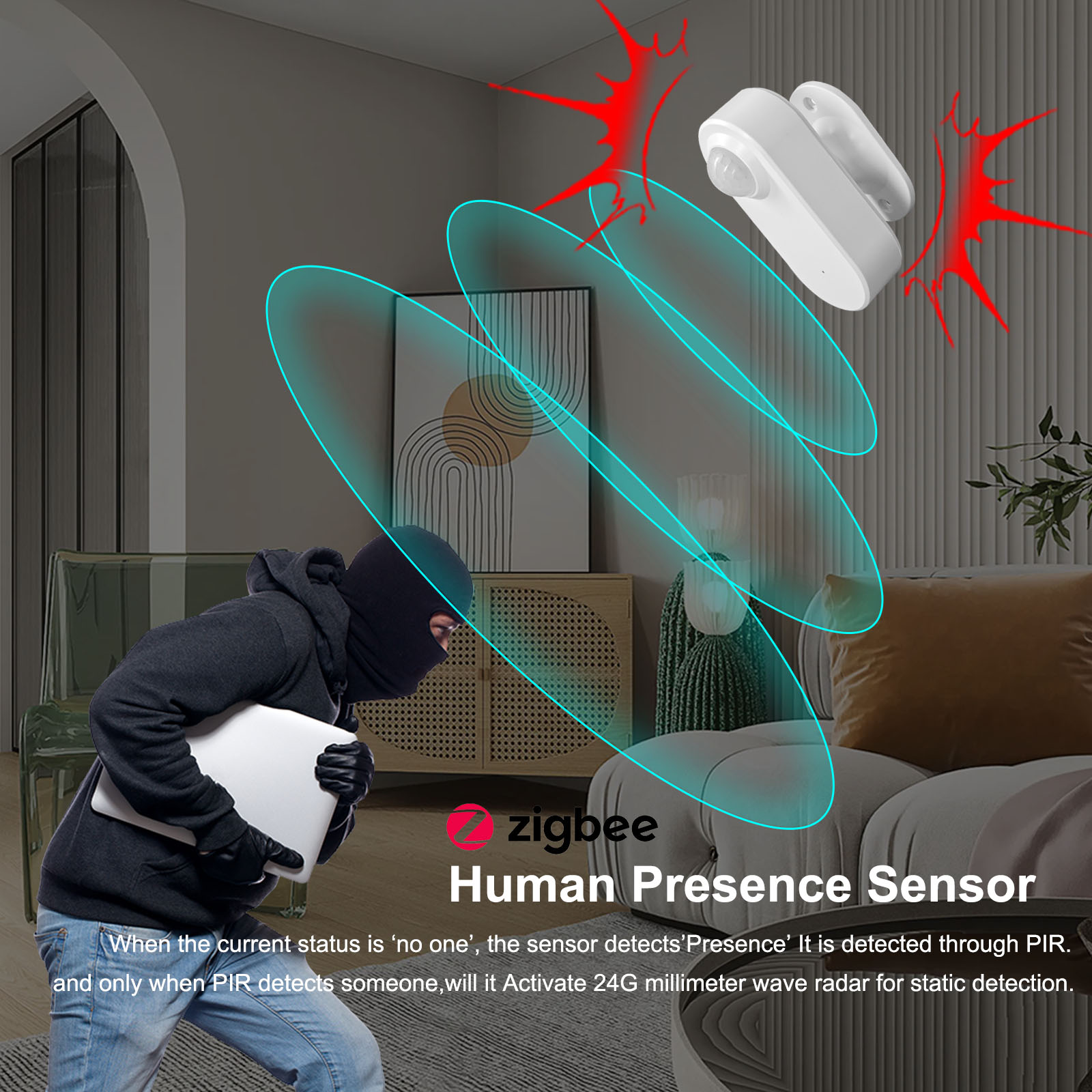 Tuya Human Presence Sensor Sma - огляд і ціна Smart Home Tools