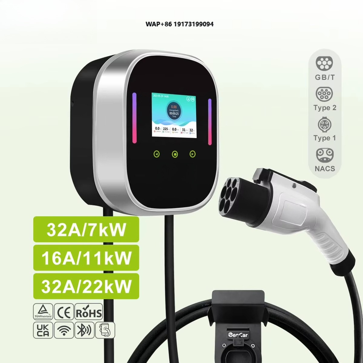 Smart EV Charger Wallbox 22kW  - огляд і ціна Smart Home App
