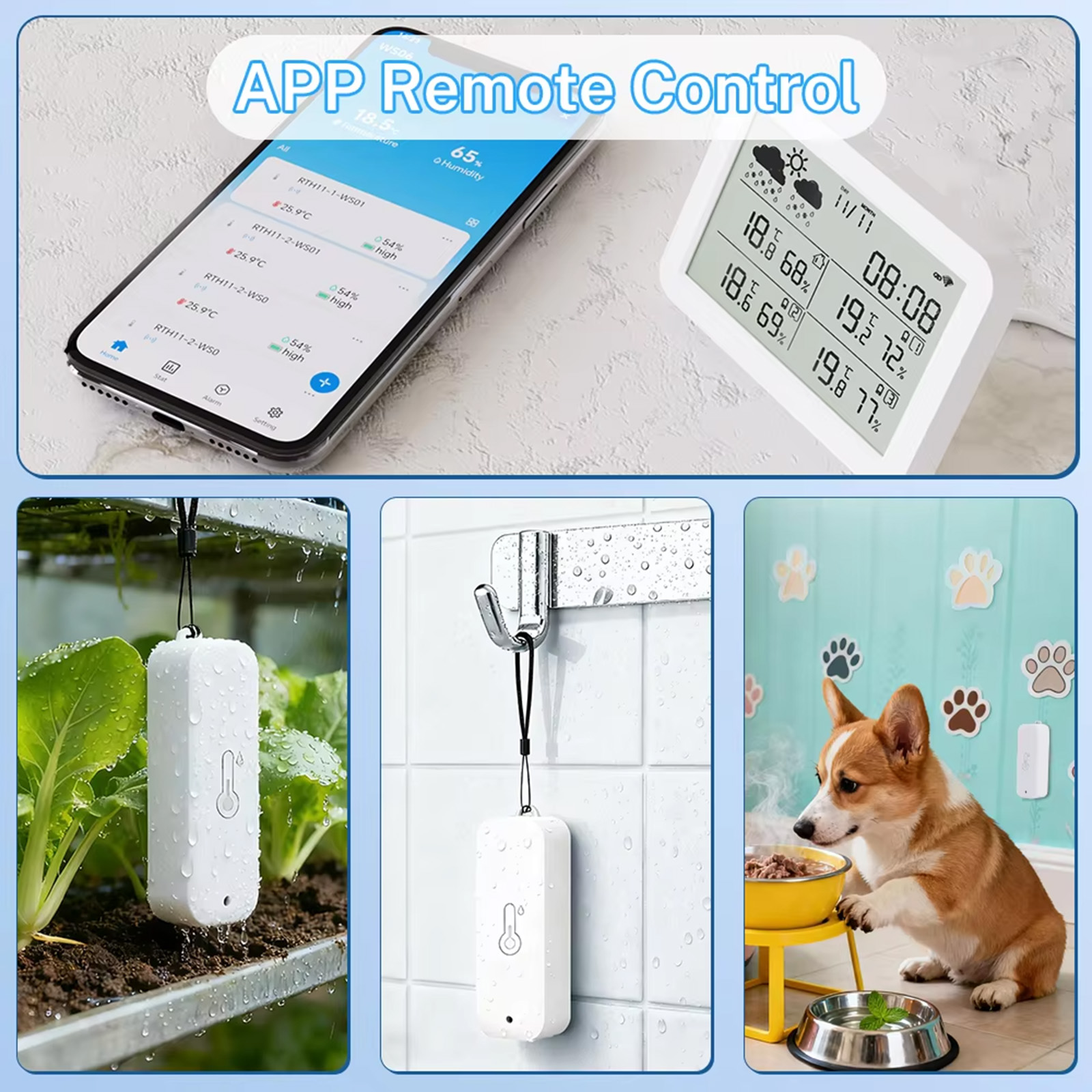Tuya WiFi+RF433 Weather Statio - огляд і ціна Smart Home Elements