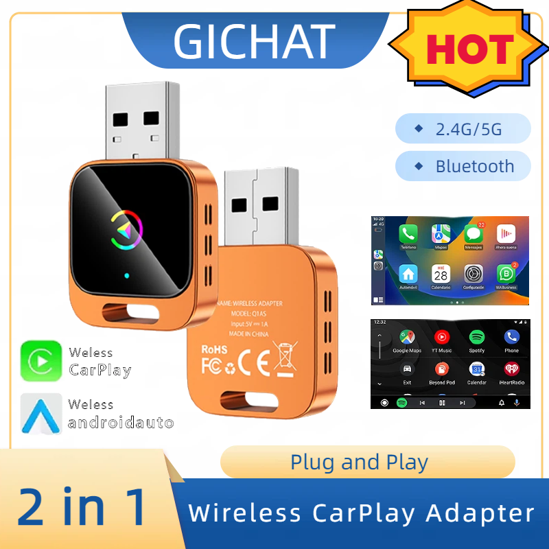 2in1 Wireless CarPlay Dongle S - огляд і ціна Smart Home Iot